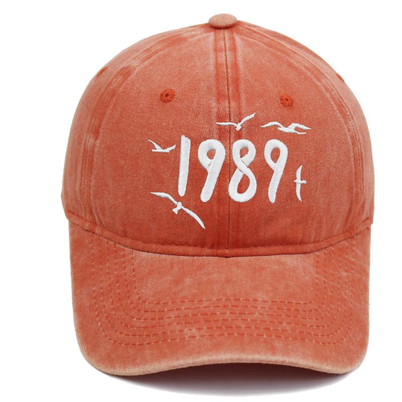 Taylor Swift Cotton Embroidered Baseball Cap With Sunshade For Casual Wear