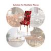Christmas Chair Covers Stretch Washable Christmas Chair Protector Slipcovers For Kitchen Home Dining