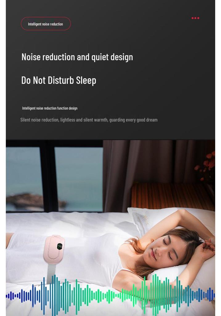 Electric Uterine Warmer & Massager Belt for Menstrual Relief with Vibration Heating, Lumbar Support, and Home Use.