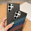 For Magsafe Magnetic Carbon Fiber Color Collision Phone Case For Samsung S25 Ultra S23 S22 S24 Note 20 Ultra Plus Bumper Cover
