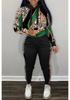 Autumn And Winter Women'S New Hooded Sweater Sports Suit Casual Design Colorful + Printing