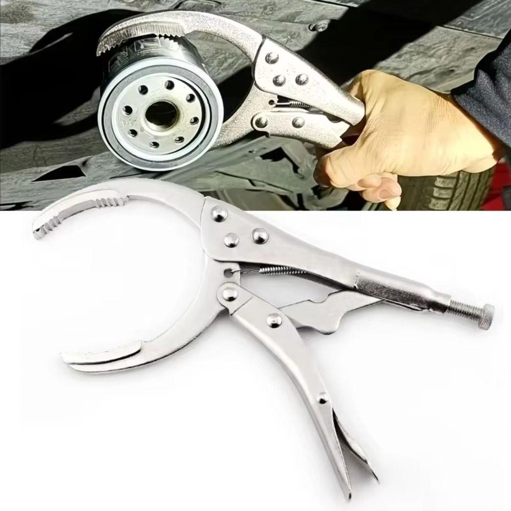 Adjustable Oil Filter Wrench Locking Grip Oil Filter Plier Oil Change Clamp  Oil Change Service