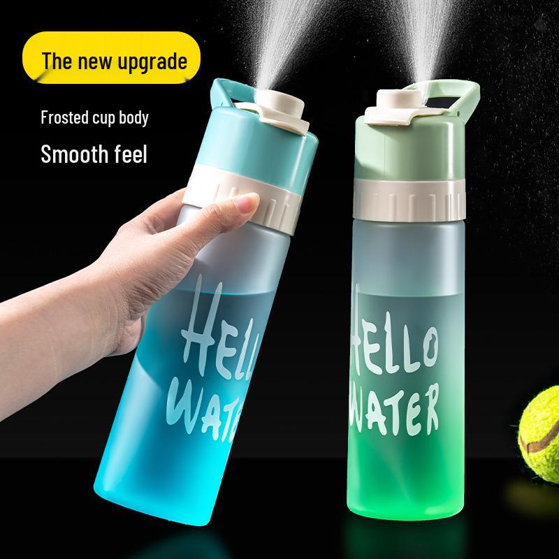 Spray Cool Water Bottle - Large Capacity & Portable for Men & Women