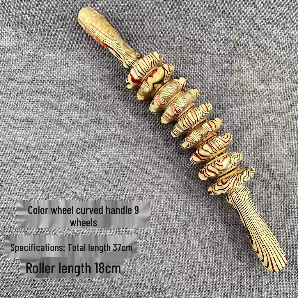 Wooden Muscle Relaxation Roller Stick for Slimming Legs & Cervical Spine
