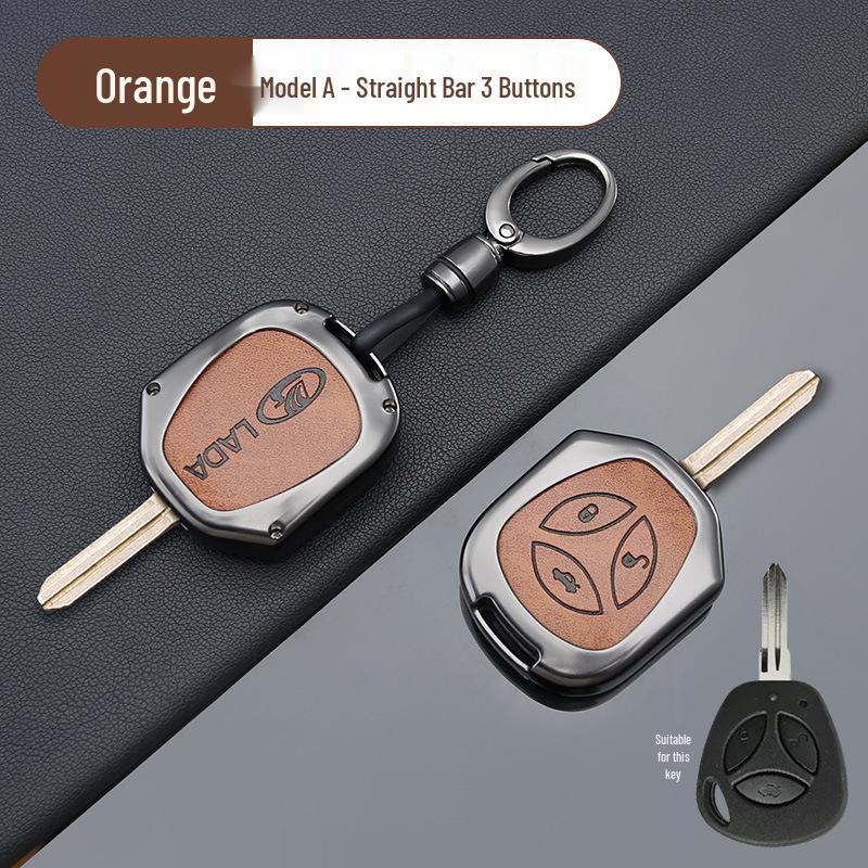 Lada Car Key Metal Protective Case for Granta, Priora, Kalina, Ni