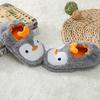 Toddler Boys Girls Soft Plush Slippers Cartoon Cute Penguin Warm Home Shoes
