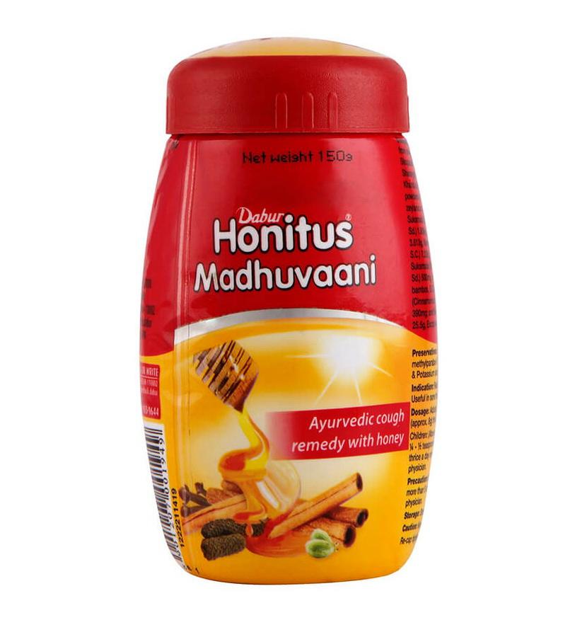 

Хонитус Мадхуваани: джем с Медом (150 г), Honitus Madhuvaani, Dabur