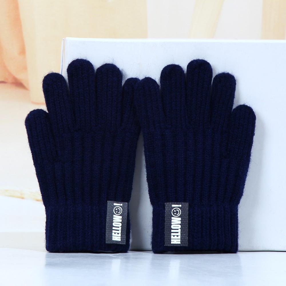 Winter Children's Gloves, Boys' Kindergarten, Elementary School Students' Baby Velvet Gloves, Medium and Large Children's Warm Gloves