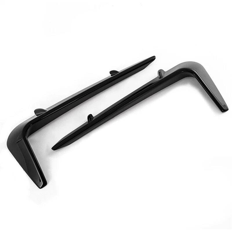 Fog Light Spoiler Strip Sticker Front Bumper Splitter Eyebrow Lip Diffuser For Land Rover Defender - Body Kit