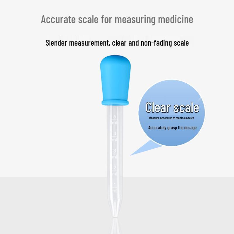 Children's Silicone 5ml Medicine Dropper & DIY Baking Tool with Scale