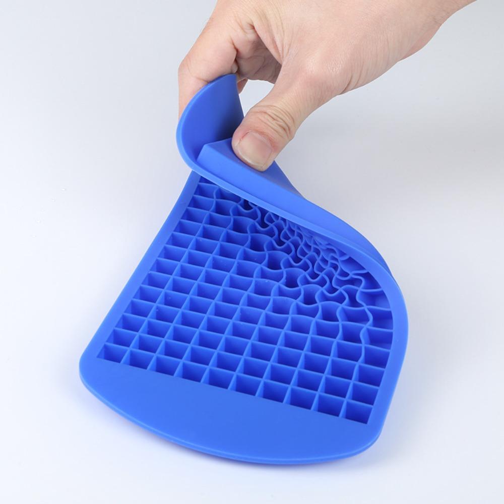 Silicone 160 Grid Ice Tray Easy Demoulding Ice Maker Mini Square Ice Cube Mold  Summer