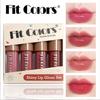 Lipstick Smooth Moisturizing Lipstick Shimmer Matte Long Lasting Waterproof  Lipstick Lip Gloss Cosmetics Makeup Set Lipstick