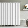 Shower Curtain Waterproof Liner Bathroom Decor Vintage Farmhouse Coastal Fabric Backdrop Modern Simple Elegant Washable