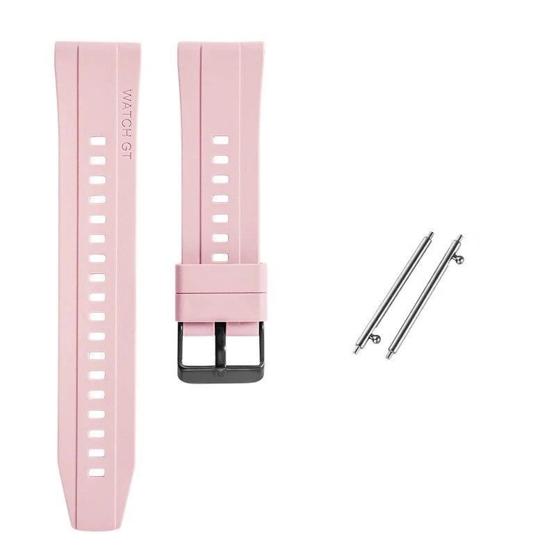 20mmwatch Strap 22mm Universal Watch Band Silicone Rubber Link Bracelet Wrist Strap Light Soft For Smartwatch