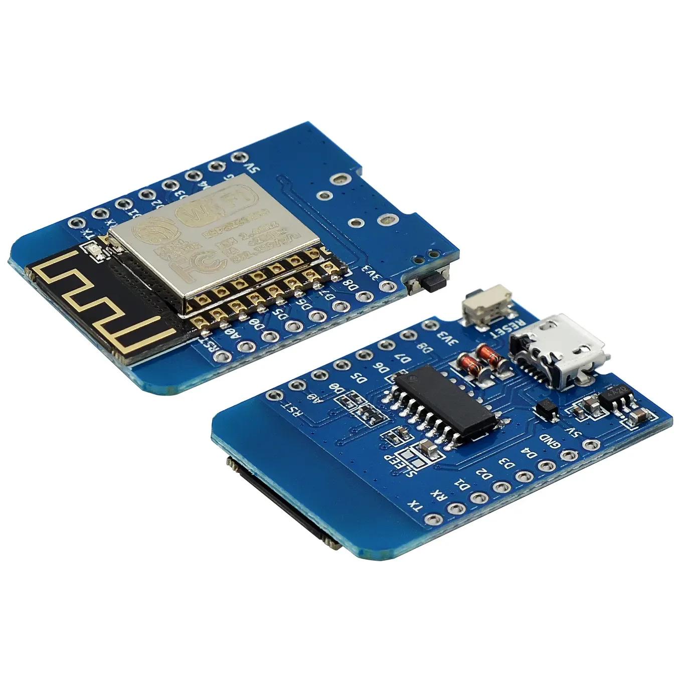 

ESP8266 ESP-12 ESP-12F ESP12F CH340G CH340 V2 USB For WeMos D1 Mini WIFI Development Board NodeMCU Lua IOT Board 3.3V With Pins