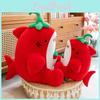 Red Shark Chili Plush Toys Cartoon Stuffed Dolls Bedroom Decoration Gifts Kids