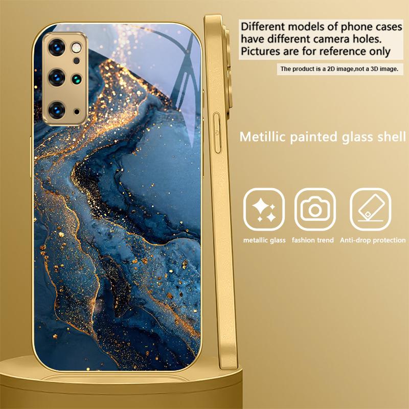 

Golden lines and spots For Samsung Galaxy S26 S20 FE S21 S22 S23 Plus S24 Ultra S25 Ultra S21 S25+ S22FE Golden glass phone case Galaxy S26