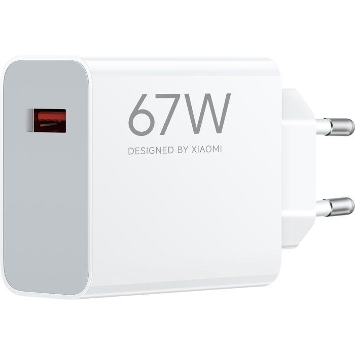 Power Adapter - XIAOMI - 67W HyperCharge - Fast Charging - Compatible Android and iPhone - Type-A