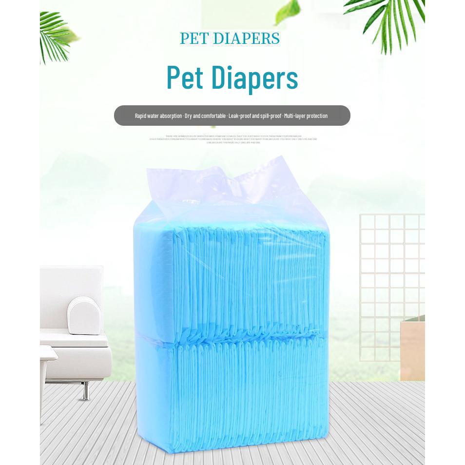 Disposable Leak-Proof Pet Pads: Absorbent and Deodorizing Dog Pee Pads and Cat Diapers