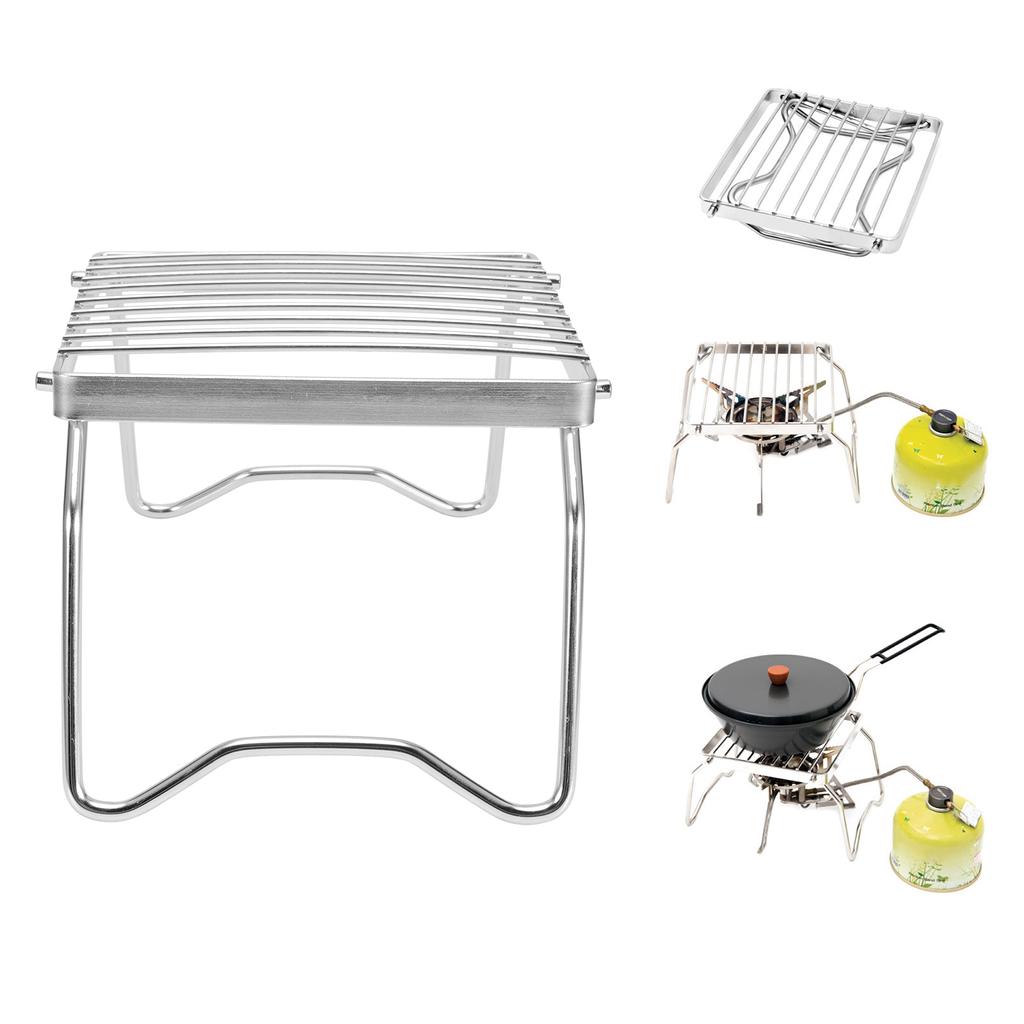 BBQ Grill Rack Mini Folding Portable Stainless Steel BBQ Grill for Outdoor Picknic Party