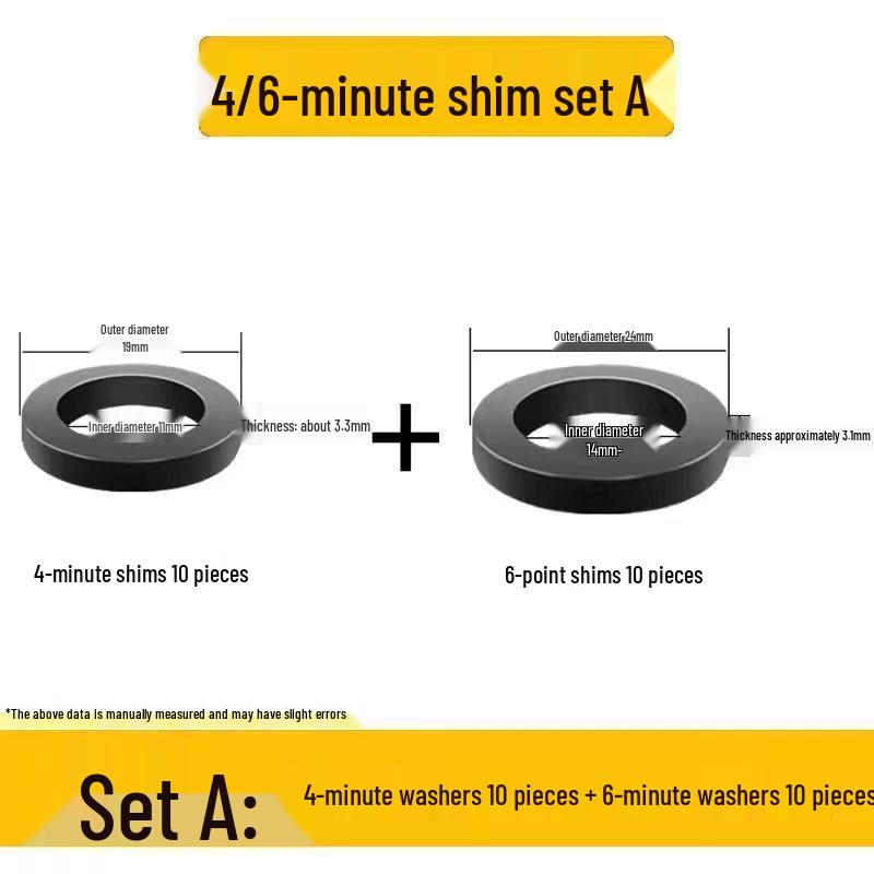 

Black Silicone Rubber Gasket Set with Shower Inlet Hose