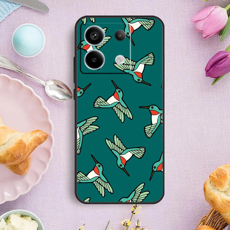 Hummingbird Phone Case For Redmi Note 12 11 9 10 13 Pro Plus 9S 10S 11S 12S Redmi 13C 9C 10C 12C Cover