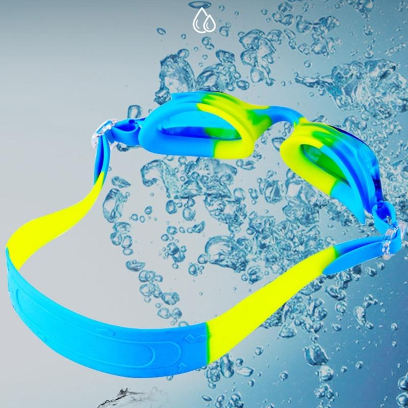 Kid Swimming Goggles Anti Fog Swim Goggles Quick Adjustable Strap Children Goggles High-definition Vision Swim Goggles