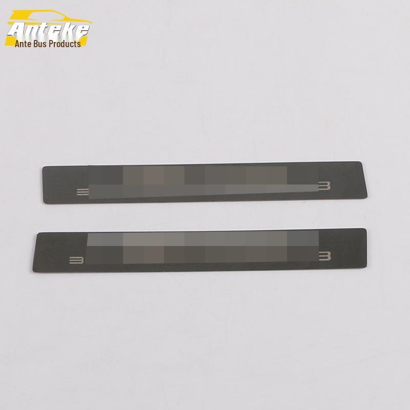 Ankai Stainless Steel E3 Rear Guard Plate and Trunk Protection Sequin Sticker