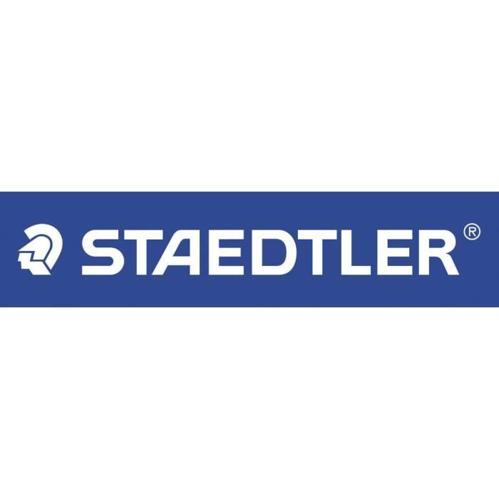 Règle En Métal - STAEDTLER - 20CM - Graduée En Millimètres - Biseau Anti-tâches - Bande Antidérapante