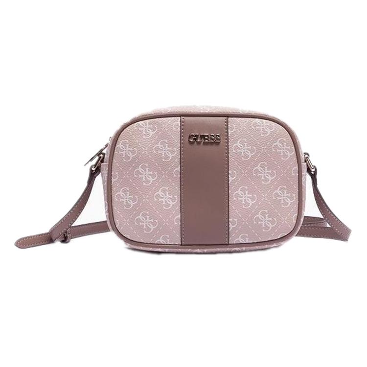 

New GUESS PU Leather Crossbody Bag Regular Women s Cherry Blossom Pink/Grape Gray Green GSPU8362014RML 18.5*6.1*12.4CM