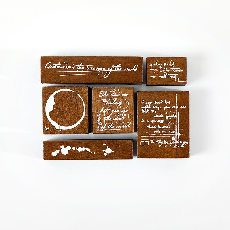 

1pc/4pc Seal set, collector s note series, retro handmade account, DIY decoration, printing and painting, office for students