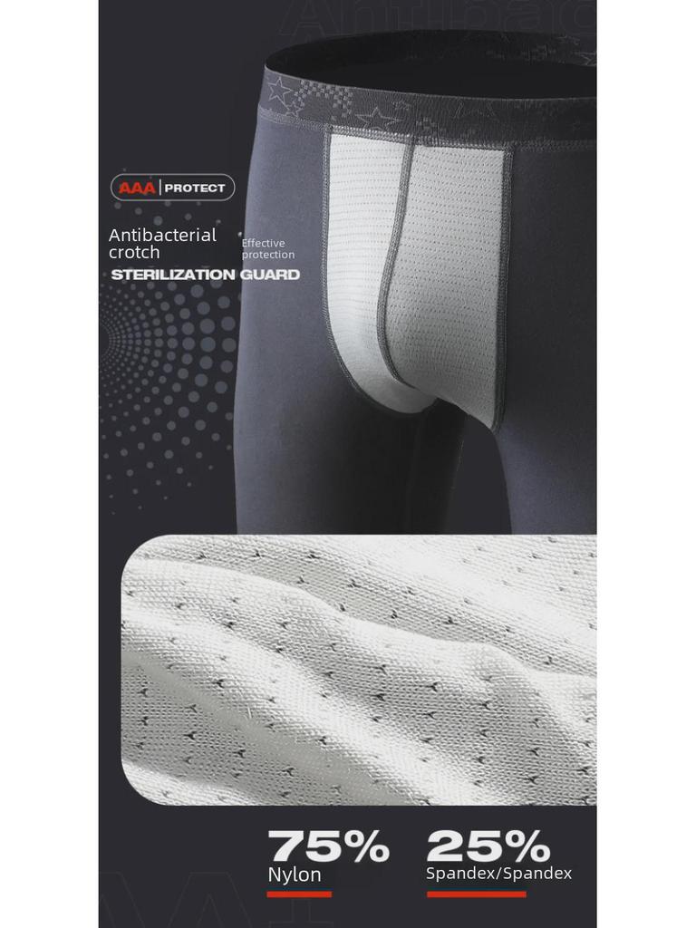 Men's Lightweight Breathable Mesh Underpants - Ideal for Spring, Autumn, and Winter