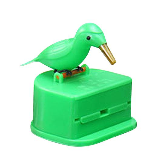 Talos Smart Press Type Bird Shape Toothpick Holder Box Dispenser Dinning Table Gadget