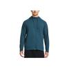 Under Armour Doppelstrick Zip Komfort Kapuzen Langarm Jacke Herren Jacke Mineralblau 1379659-414