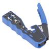 Pass Through Crimping Tool 8P8C Network Registered Jack Crimper Wire Stripper for CAT5 CAT5E CAT6