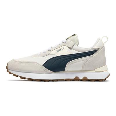 Rider Fv Pop Fs Nailono Suede Sportiniai Drabužiai Atsparūs Žemi Gyvenimo Būdo Batai Unisex Kedai Balti Mėlyni 391925-03