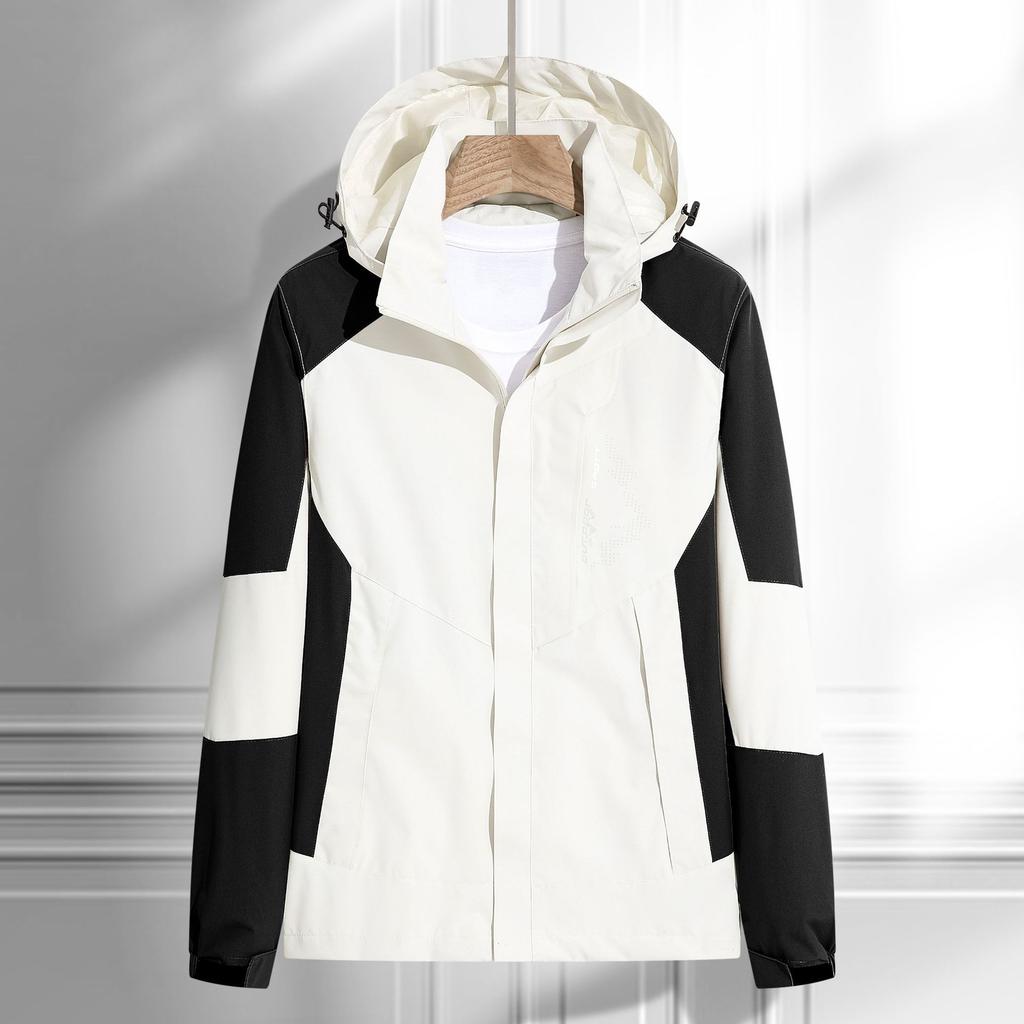 Hiking Waterproof Jacket Men  Outdoor Windproof Clothes Camping Breathable Hooded Mountain Climbing Sports Coats