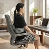 Foldable Lumbar Support Cushion Press Self-Inflation Inflatable Backrest  Airplane Sleep