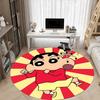 1PC Shin-chan Office Round Rug, Non-slip, Soft and Durable Office Rug for Interior Decoration, Perfect for Office Yy250915096