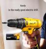 Deli Rechargeable Electric Drill & Screwdriver with Lithium Battery - Impact Power Tool for Household Use