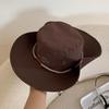 Casual Chic Cowboy Hat Ideal For Outdoor Activities Embroidered And Breathable Wide Brim Sun Hat