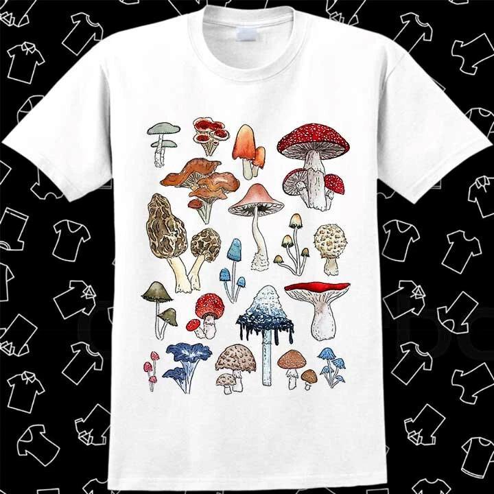 British Wild Mushroom T Shirt Meme Gift Shirt Funny Tee Vintage Style 506 XXL