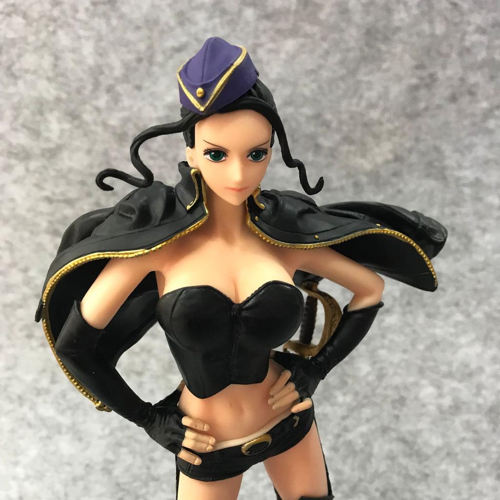Anime One Piece 25cm Black Clothes Nico·Robin Standing Posture Statue Model Action Figures Scene Desktop Decoration Doll Gift