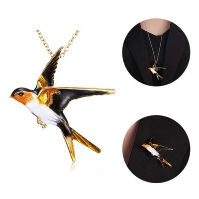 Yousheng Brosche Anstecknadel Bunte Emaille Schwalben Design Brosche Pullover Halskette Dekorative Pullover Hüte Taschen Kleidung Brosche