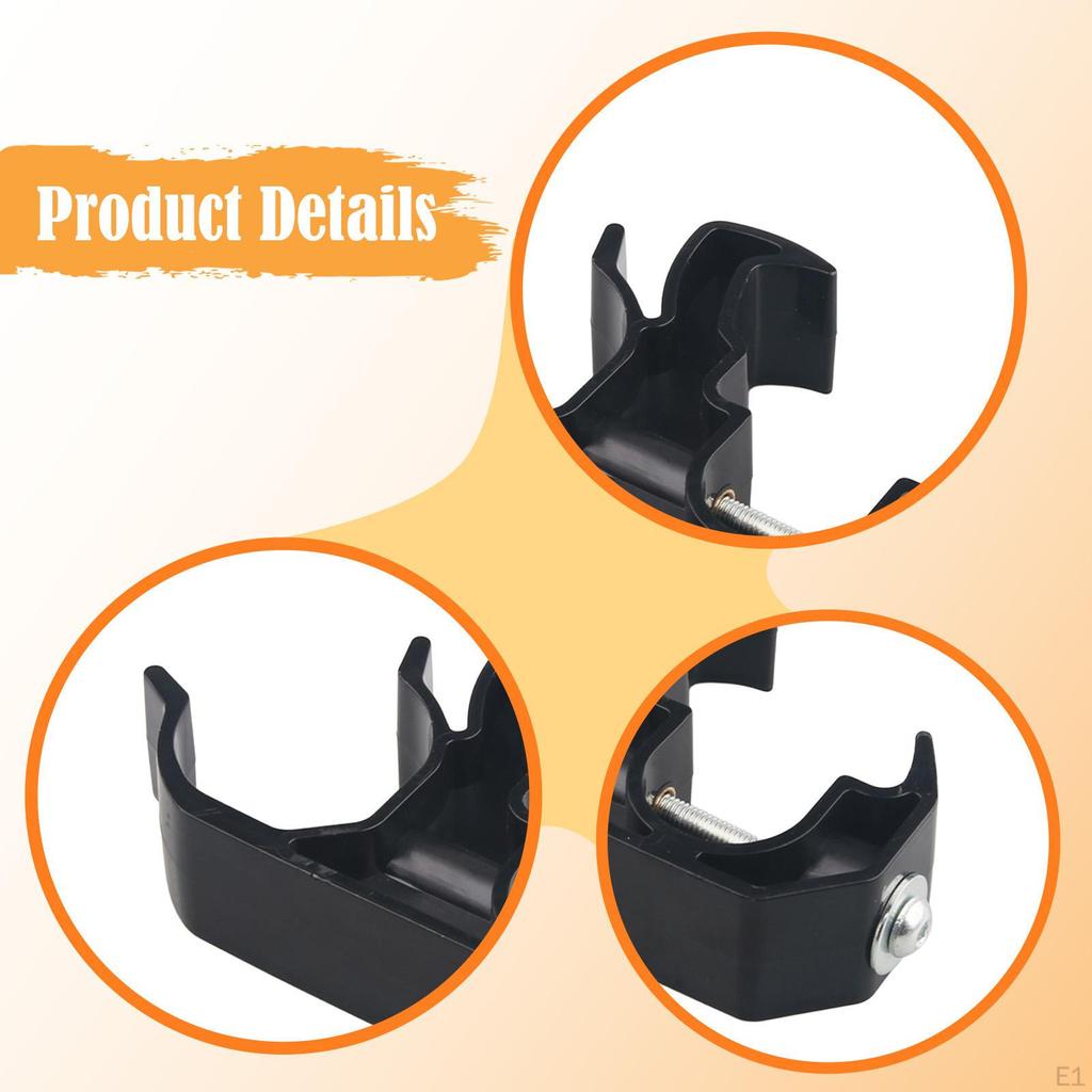 2Pcs Flashlight Holder Bracket Mounts, Easy Installation, High Performance, Repair Parts