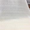 100x130cm Tessuto di Cotone Bianco Ricamato con Occhielli Pizzo di Cotone Materiale per Cucire Vestiti, Al Metro 23 stili