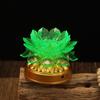 Colorful Lotus Lamp Vibrant Color Battery-Operated Creative Shape Flicker Free Realistic Looking Compact