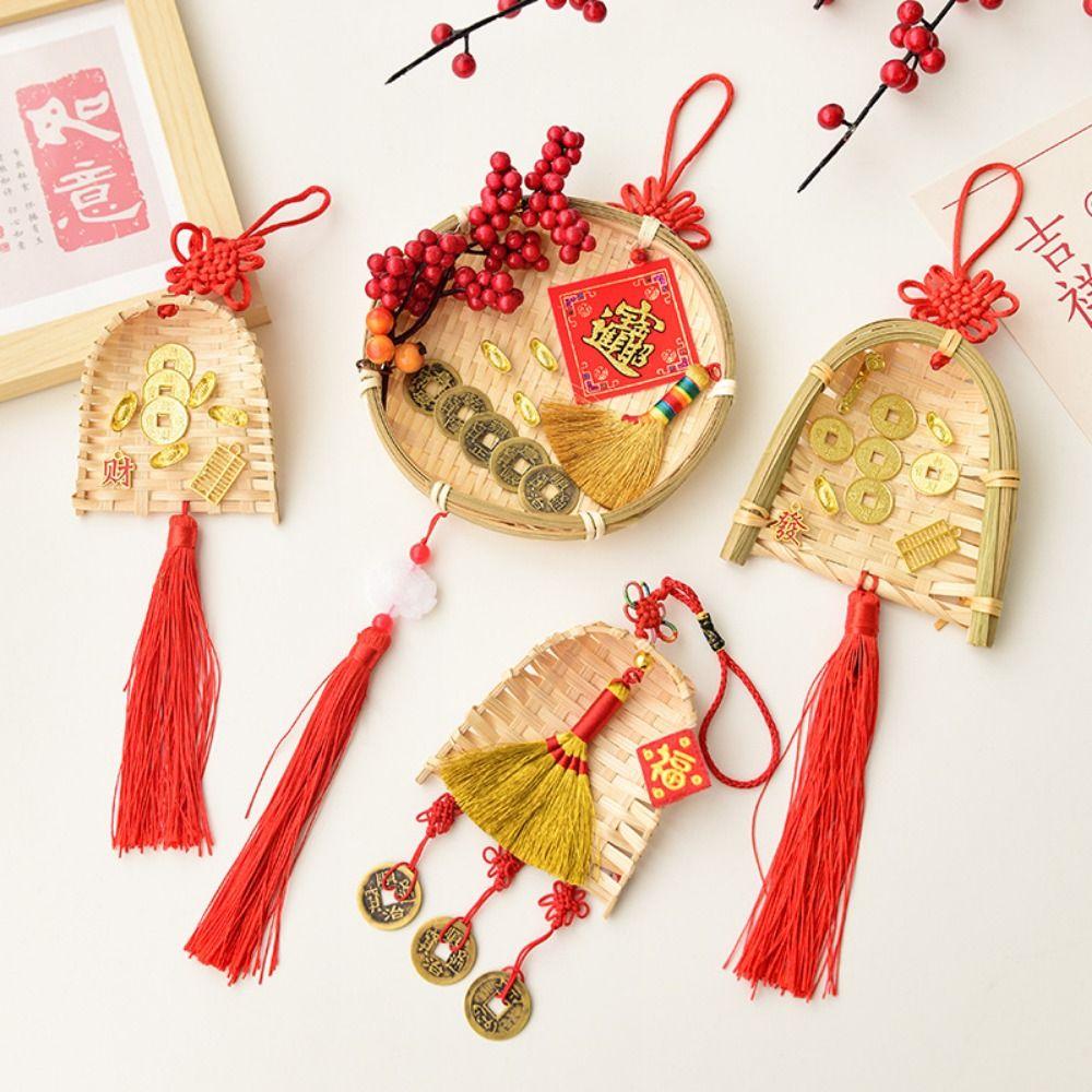 Red Chinese Traditional Decoration Tassel Spring Festival Ornament  Gift