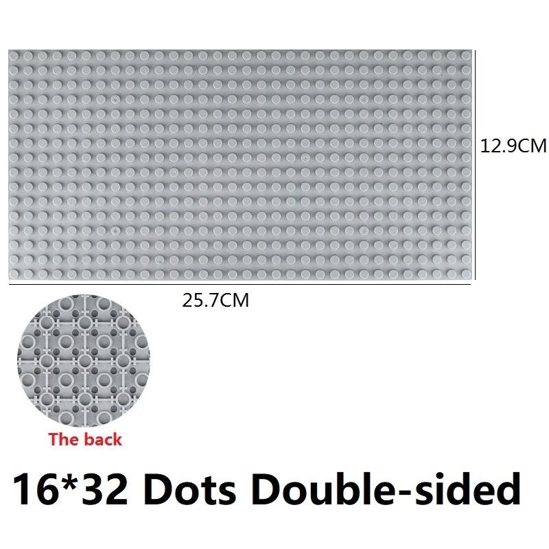 32x32 32x16 Dots Classic Building Blocks Base Plate MOC DIY Plastic Colorful Classic Brick Compatible for City Figures Kids Toy