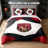 West Bromwich Albion Football Design Set Biancheria da Letto 1 Copripiumino + 2 Federe Morbido Traspirante Biancheria da Letto per la Casa